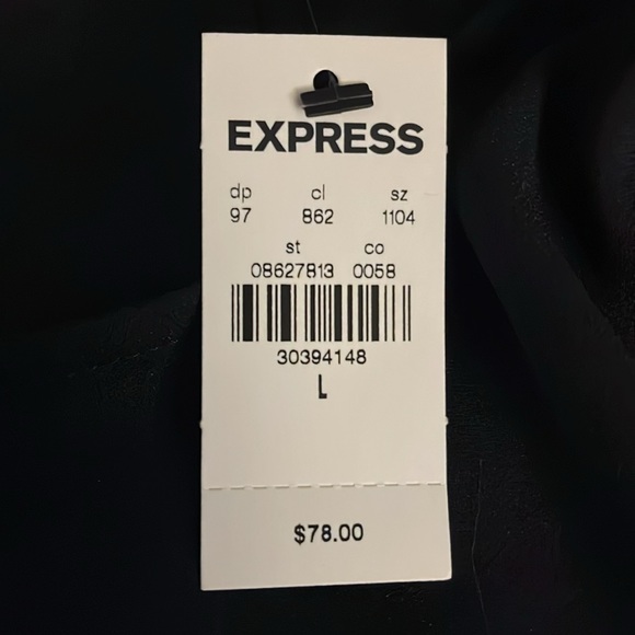 Express Strong Shoulder Rhinestone Embellished Top - Picture 4 of 4